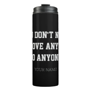 Termo Tumbler Térmico Minimalista Personalizado 'No Prob