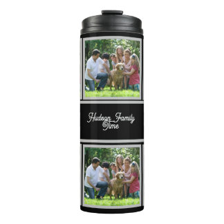 Termo Tumbler térmico moderno de foto de seis Personaliz
