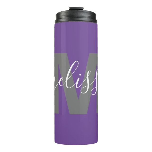 Termo Tumbler térmico monograma personalizado (Anverso)