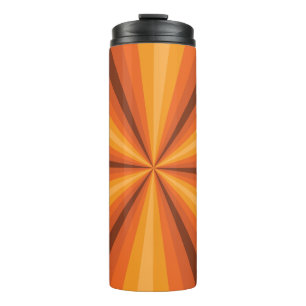 Termo Tumbler térmico Naranja de ilusión óptica