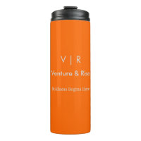 Tumbler térmico Naranja Neón - Monograma Personali