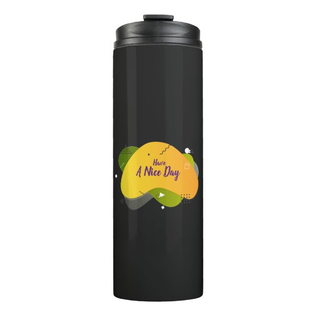 Termo Tumbler térmico negro (Anverso)