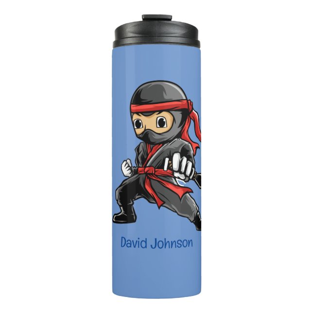 Termo Tumbler térmico Ninja Guerrero personalizado (Anverso)
