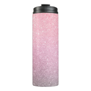 Termo Tumbler térmico Ombre purpurina