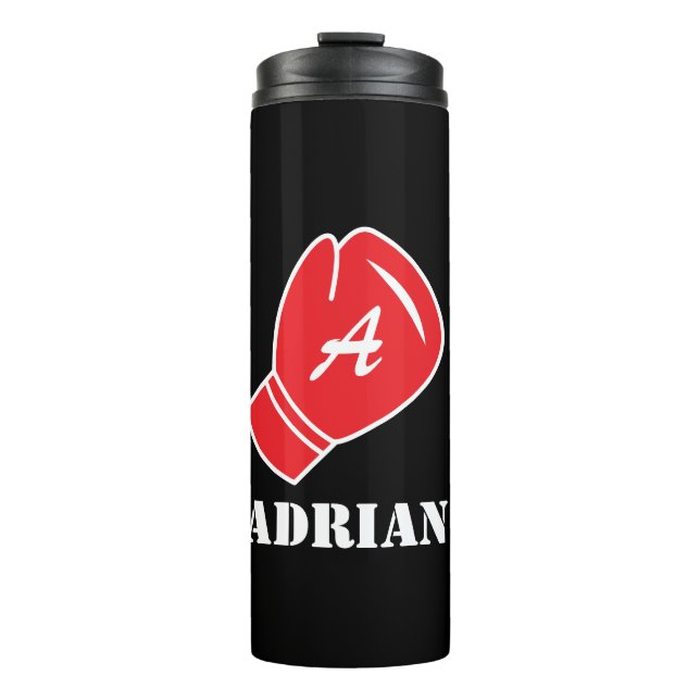 Termo Tumbler térmico personalizado con guante de boxeo  (Anverso)