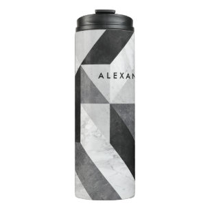 Termo Tumbler térmico personalizado geométrico moderno