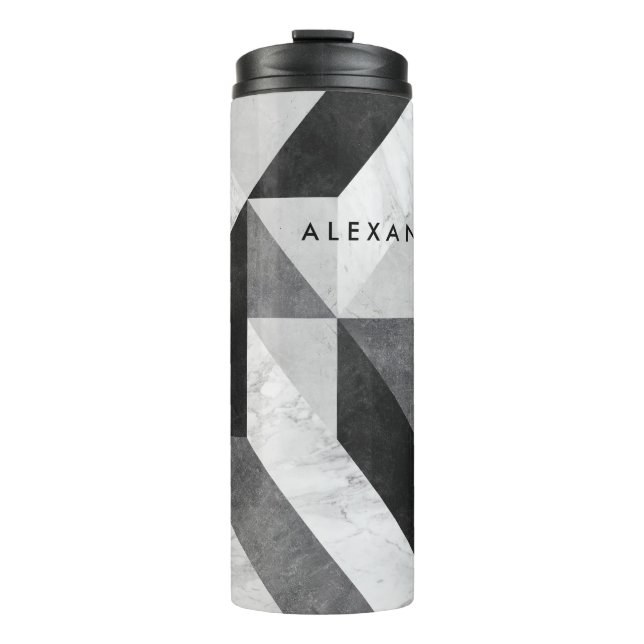Termo Tumbler térmico personalizado geométrico moderno (Anverso)