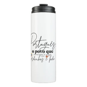 Termo Tumbler térmico Portugues o povo que conquistó