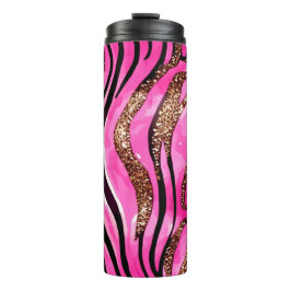 Termo Tumbler térmico Purpurina Agate rosa 12oz
