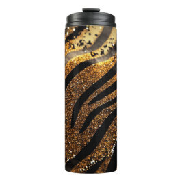 Termo Tumbler térmico Purpurina tigre 12oz