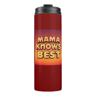 Termo Tumbler térmico retro insulado divertido y negrita