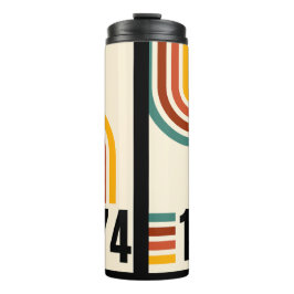 Termo Tumbler térmico retro vintage de 1974