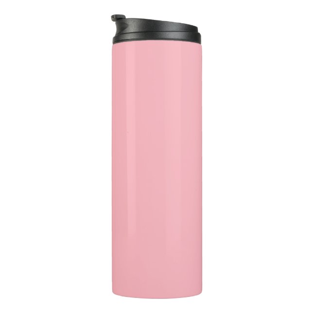 Termo Tumbler térmico rosa - Elegante y práctico (Rotado hacia la derecha)