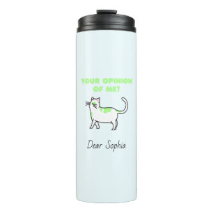 Termo Tumbler térmico Sky Blue Haughty Cat