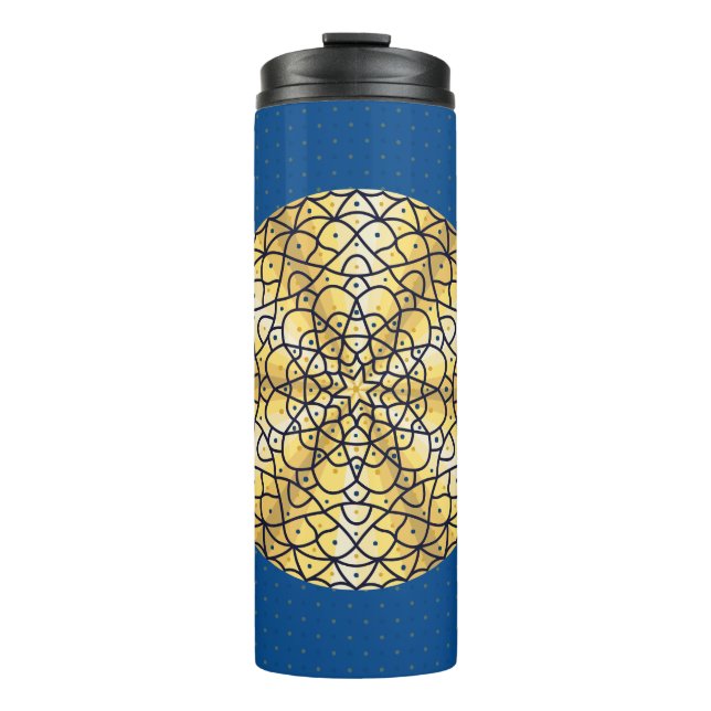 Termo Tumbler térmico solar celeste (Anverso)