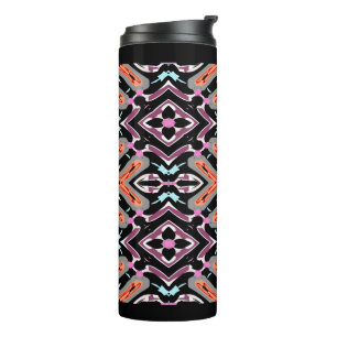 Termo Tumbler térmico tribal rosado juguetón