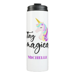 Termo Tumbler térmico unicornio personalizado