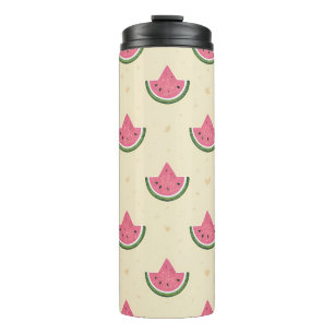 Termo Tumbler veraniego de sandías rosadas, 16 onzas ais