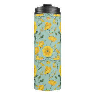 Termo Tumblers Térmicos con Estampado Floral