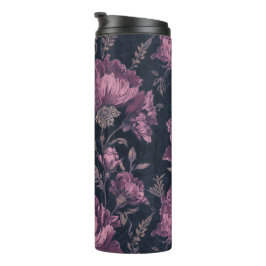 Termo Tumblers Térmicos con Patrón Floral