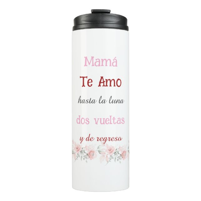 Termo Tumblers térmicos del español de mamá (Anverso)