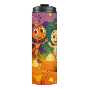 Termo Tumblers Térmicos - Fiesta de Ant Halloween