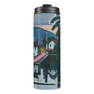 Termo Tumblor de arte "Puerto del Canal Antiguo"