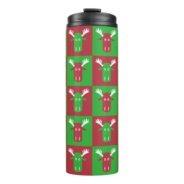 Termo Tumblor de Moose Head Pop Art (Anverso)
