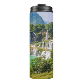 Termo Tumblor de nombre personalizado de cascadas