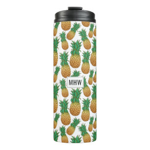 Termo Tumblor monograma del personalizado del patrón de 