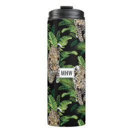 Termo Tumblor monograma del personalizado del patrón de 
