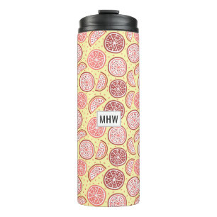 Termo Tumblor monograma del personalizado del patrón del