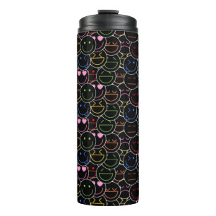 Termo Tumblor térmico de los vibradores de la Emoji neon