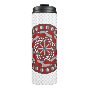 Termo Tumblor térmico de maquinaria roja