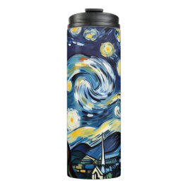 Termo Tumblor térmico de pintura artística