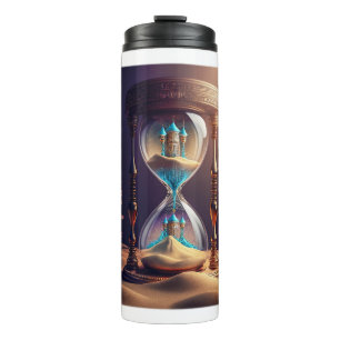 Termo Tumblor térmico de vidrio de Hourglass de Fantasía