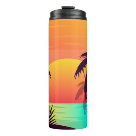 Termo Tumblor térmico Tropical Sunset