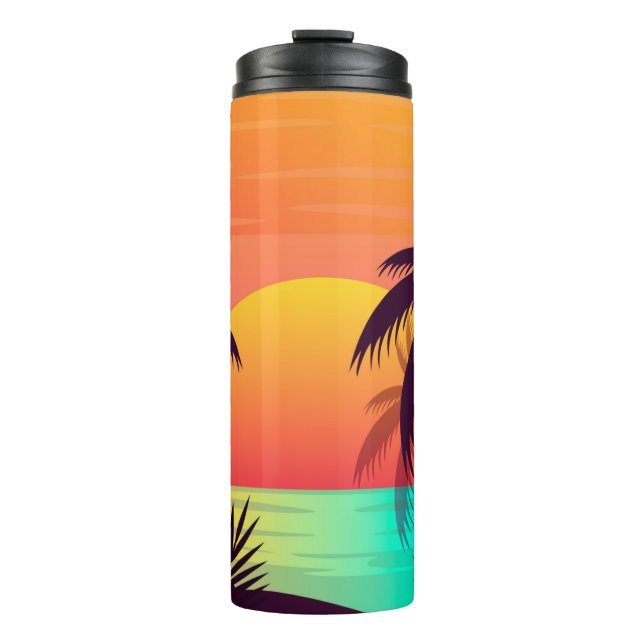 Termo Tumblor térmico Tropical Sunset (Anverso)