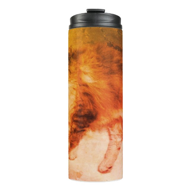 Termo Tumblores térmicos del gato (Anverso)