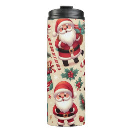 Termo Tumblr Navideño de Santa y Reno – Idea de Regalo