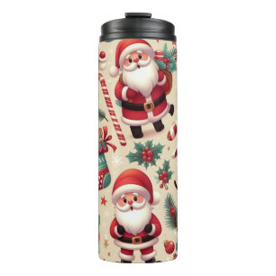 Termo Tumblr Navideño de Santa y Reno – Idea de Regalo