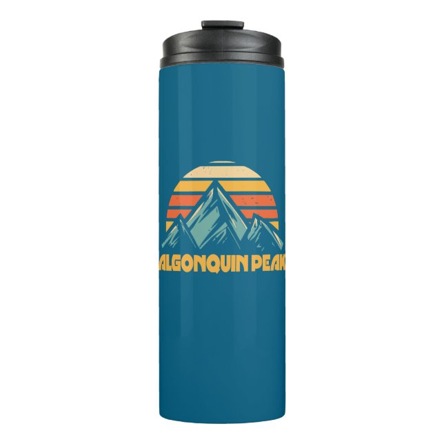 Termo Turquesa retro algonquino (Anverso)