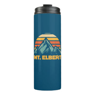 Termo Turquesa Retro del Mt. Elbert Colorado