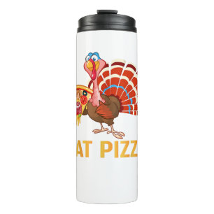 Termo TURQUÍA COME PIZZA Shirt Adult Vegan Niños Gracios