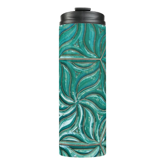 Termo Turquoise ceramic tile wall textureabstract,archit (Anverso)