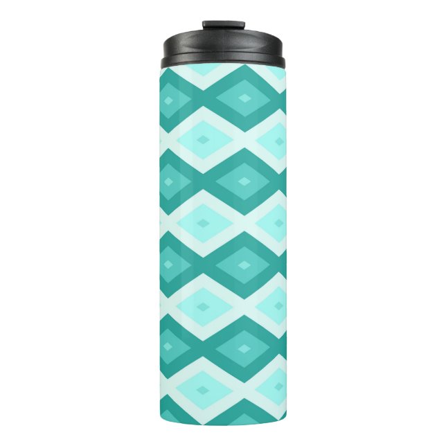 Termo Turquoise diamond pattern (Anverso)