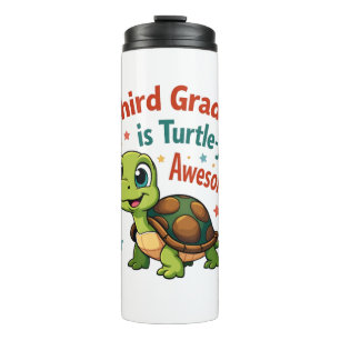Termo Turtle de tercer grado asombroso de vuelta a ese n