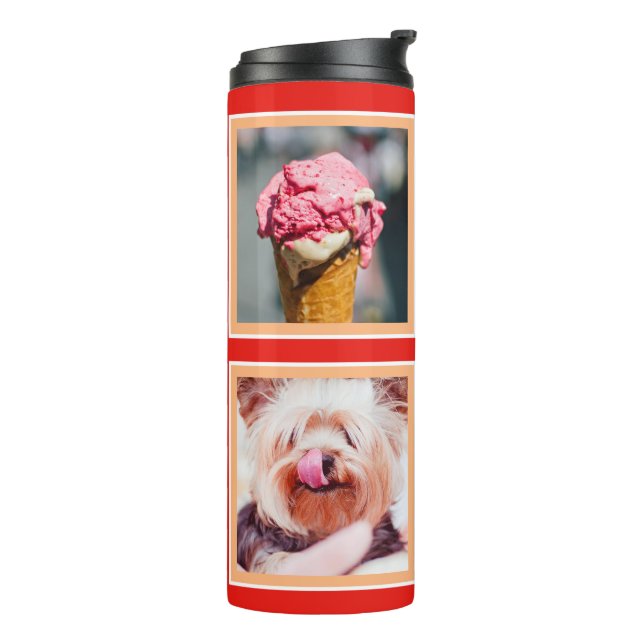 Termo TUS 4 FOTOS personalizado tumbler (Rotado hacia la izquierda)