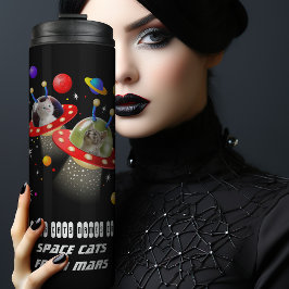 Termo Tus gatos en gatos de ovnis en el espacio personal