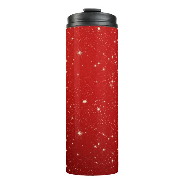 Termo Twinkling Stars on Red (Anverso)